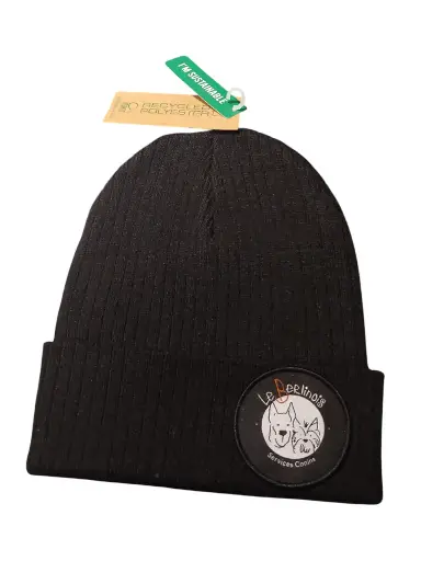 Tuque nervures Noire